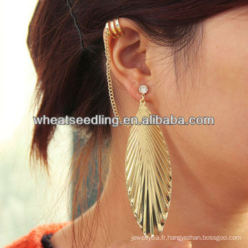 Boucles d&#39;oreilles Fashion Cool Punk Leaves